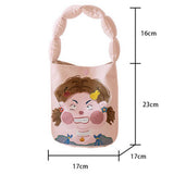 COZY PADDED BUCKET BAG KIDS HANDBAG_CWAB5607