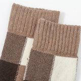 2024 NEW COLOR MATCHING PLAID 5 PAIRS OF SOCKS_CWMS0698