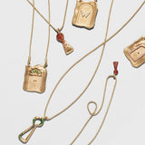 TAROT REBIRTH LOCKET BUTTERFLY GOLD PENDANT_CWMM6966