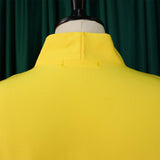 LOOSE CASUAL PLUS SIZE LOTUS LEAF SLEEVE TIE DRESS_CWDSD6063