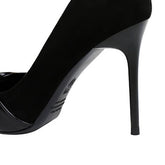 FASHIONABLE SHALLOW BOW HIGH HEELS_CWSHH0082