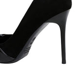 FASHIONABLE SHALLOW BOW HIGH HEELS_CWSHH0082