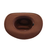 Unisex Wool Fedora Jazz Hat Western Ethnic Style_Cwah04462