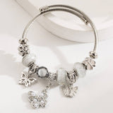 STAINLESS STEEL BEAR CHARM BRACELET FOR WOMEN_CWMM8470