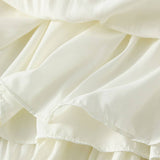 CAKE SKIRT HALF SKIRT BOW A LINE LONG SKIRT_CWBMS0319