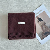 Wool Knit Narrow Scarf Warm Winter Neck Scarf_Cwasc2279