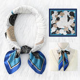 NEW FLORAL FLOWER SQUARE SCARF_CWASC1165