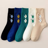 NEW ARRIVAL DIAMOND SHAPED WOMENS MIDDLE SOCKS_CWMS1412