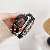 Bohemian Style Iwatch9 Genuine Leatherven Strap_Cwww0067