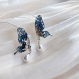 SUPER FAIRY CRYSTAL BUTTERFLY EARRINGS_CWAJE2183