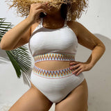 SEXY HIGH WAIST BIKINI PLUS SIZE SWIMWEAR_CWMW0234
