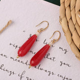 HIGH GRADE NATURAL STONE WOVEN COLORFUL EARRINGS_CWAJE3983
