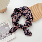 COTTON LINEN SQUARE SCARF FOR WOMEN S NECK WRAP_CWMS0672