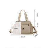 FASHION MULTI COMPARTMENT CANVAS SHOULDER BAG_CWAB3450