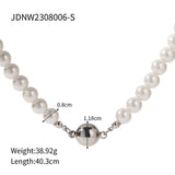 NICHE PEARL FRENCH LIGHT LUXURY NECKLACE_CWAJE1430