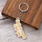 LASER ENGRAVED WOODEN KEYCHAIN_CWMM0567