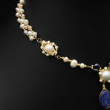 NEW DESIGN NATURAL FRESHWATER PEARL NECKLACE_CWAJE3834