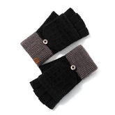 Winter Women'S Half Finger Flap Knit Gloves_Cwag0384