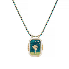 Womens High-End Rhinestone Oil Drop Necklace_Cwmm5338