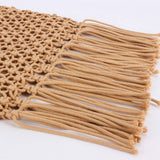 MESH BEACH BAGS TOTES WITH TASSELS AT THE BOTTOM_CWAB4667