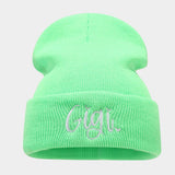 FASHIONABLE LETTER EMBROIDERY CASUAL KNITTED HAT_CWAH2118