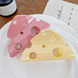 CHEESE HAIR CLAW CUTE LARGE CLIP FOR GIRLS_CWAHA0392