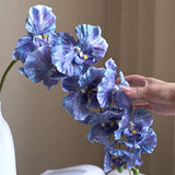 Vintage 9-Head Silk Butterfly Orchid Stem_Cwmm6507