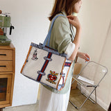 SIMPLE CANVAS ONE SHOULDER HANDBAG_CWAB0999