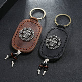 MENS DOUBLE SIDED SKULL CAR KEYCHAIN_CWMM5022