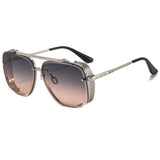 Trendy Unisex Metal Punk Flip-Up Sunglasses_Cwasg1184