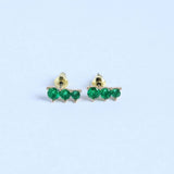 DECEMBER BIRTHSTONE STUD EARRINGS VINTAGE GIFT_CWAJE5111