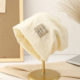 FASHIONABLE WARM LABEL PILE HAT_CWAB2855