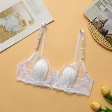 THIN LACE UNDERWEAR WITH RIMS BRA_CWMU0140