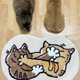 CUTE NON SLIP BATHROOM MAT QUICK DRY ABSORBENT_CWMM7503