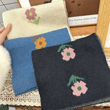 KNIT SCARF FOR WOMEN SOFT FAUX CASHMERE SHAWL_CWASC1238