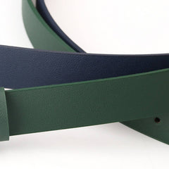 CLASSIC SIMPLE BELT WITH ALLOY ROUND BUCKLE_CWABE0402