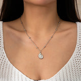 SWEET AND COOL DARK PASTORAL STARFISH NECKLACE_CWAJE1806