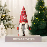 CHRISTMAS DECORATIONS HEART RUDOLPH ORNAMENTS_CWMM2924