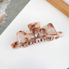 Vintage Acetate Hair Claw Bowknot Elegant Clip_Cwaha1504