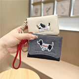 Kawaii Patchwork Mini Trifold Wallet For Girls_Cwab06224