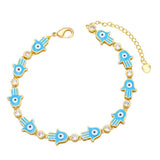 FASHION BOHEMIAN COLORFUL OIL DROPPING BRACELET_CWAJE0890