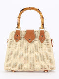 Straw Beach Bag with Bamboo Handle for Women_CWAB4694