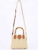 Straw Beach Bag with Bamboo Handle for Women_CWAB4694
