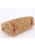 Straw Beach Bag with Bamboo Handle for Women_CWAB4694