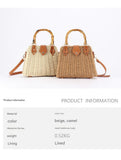 Straw Beach Bag with Bamboo Handle for Women_CWAB4694