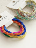 Three-piece new candy-colored braided hair tie_CWAHA0339