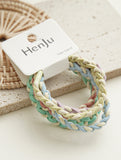 Three-piece new candy-colored braided hair tie_CWAHA0339