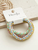Three-piece new candy-colored braided hair tie_CWAHA0339