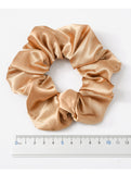 Satin fabric scrunchies simple and versatile hair tie_CWAHA0343