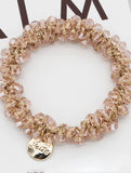 Beaded Faux Pearl Hair Tie Bracelet for Women_CWAHA07389